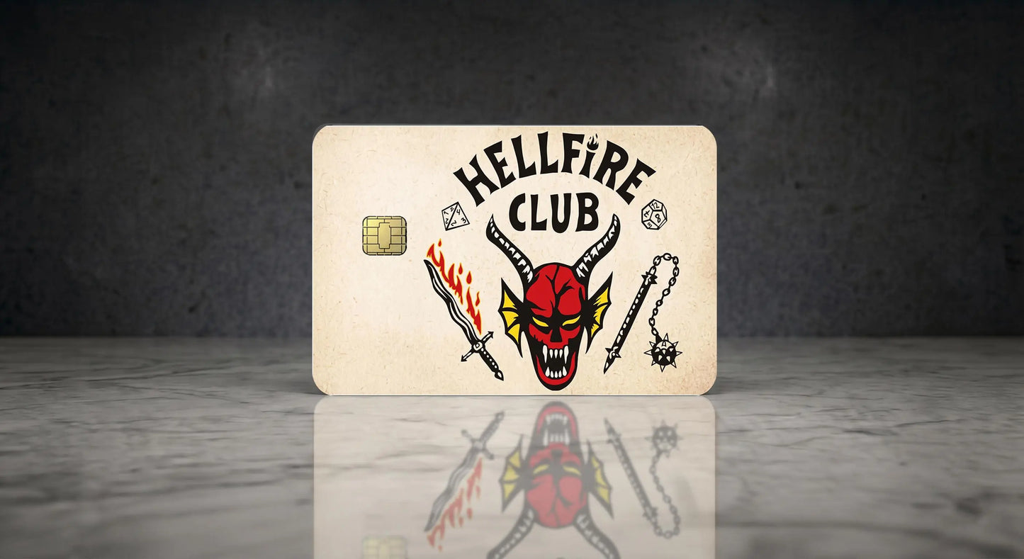 Hellfire Club Custom Credit Card Skin | Premium Debit Card Cover