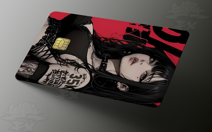 Hip Hop Girl Design Credit Card Skin
