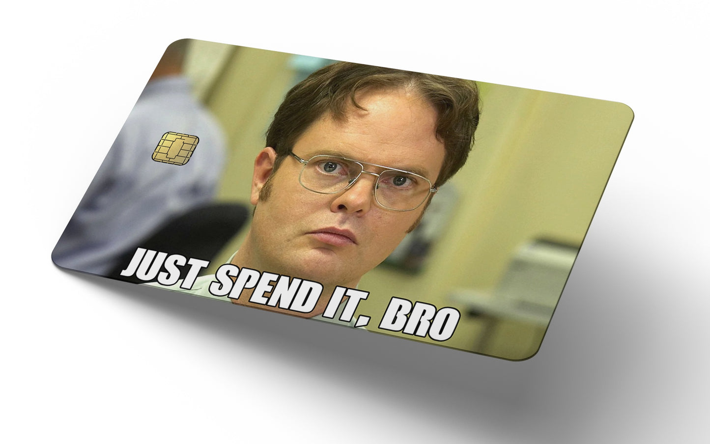 Dwight Schrute Credit Card Skin, Debit Card Covering