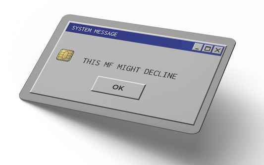 Windows Error Credit Card Skin, Debit Card Covering