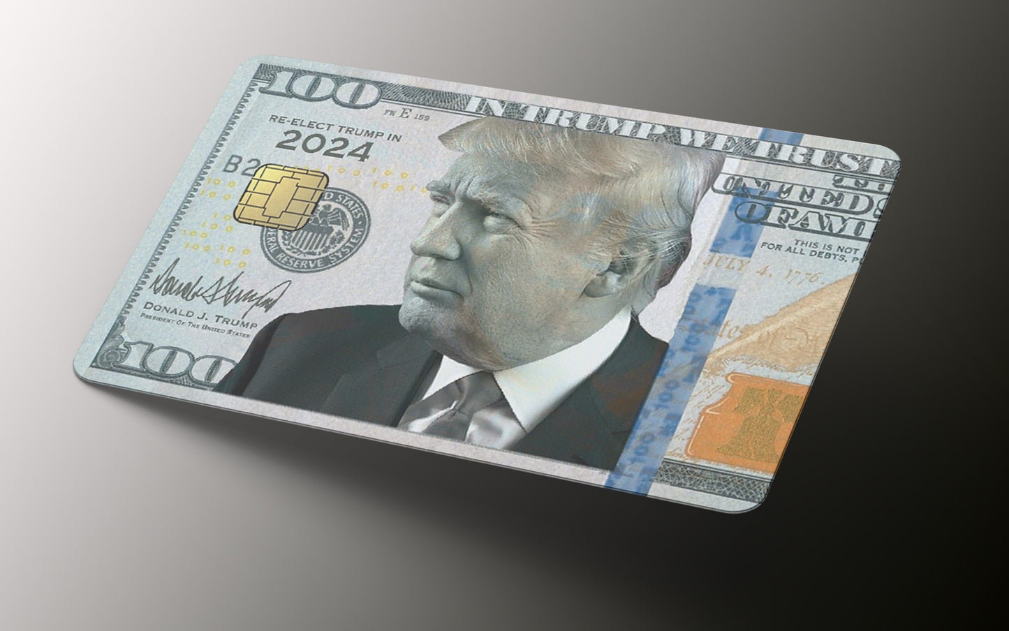 Trump Credit Card Skin, Debit Card Covering