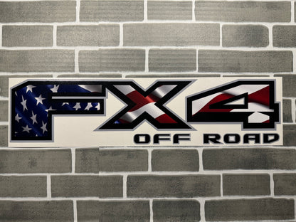 Pair 4X4 Off-Road Ford F150 Bed Decals (2 Decals)