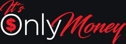 "It's Only Money" Vinyl Decal – 10" x 3.5" Funny Truck & Car Window Sticker