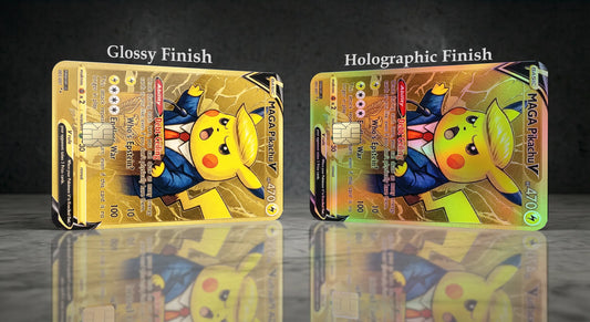 MAGA Electric Lightning Gold-Style Card Skin