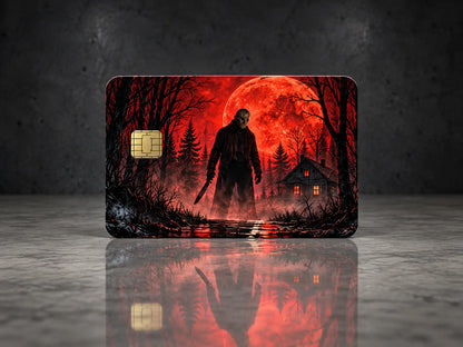 Midnight Slasher Credit Card Skin – Scary Halloween Horror Decal
