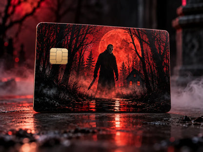 Midnight Slasher Credit Card Skin – Scary Halloween Horror Decal
