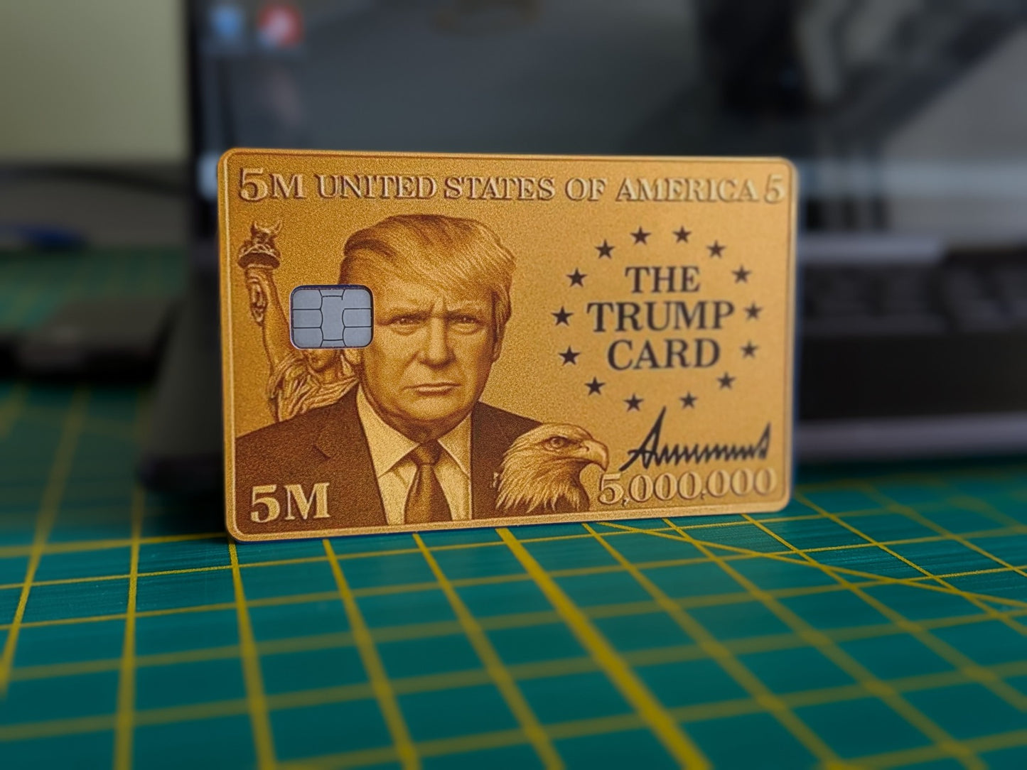 Trump Gold Card Credit Card Skin – Personalize and Protect Your Cards