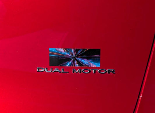 Tesla Plaid Edition "Warp Speed" Rear Trunk Decal