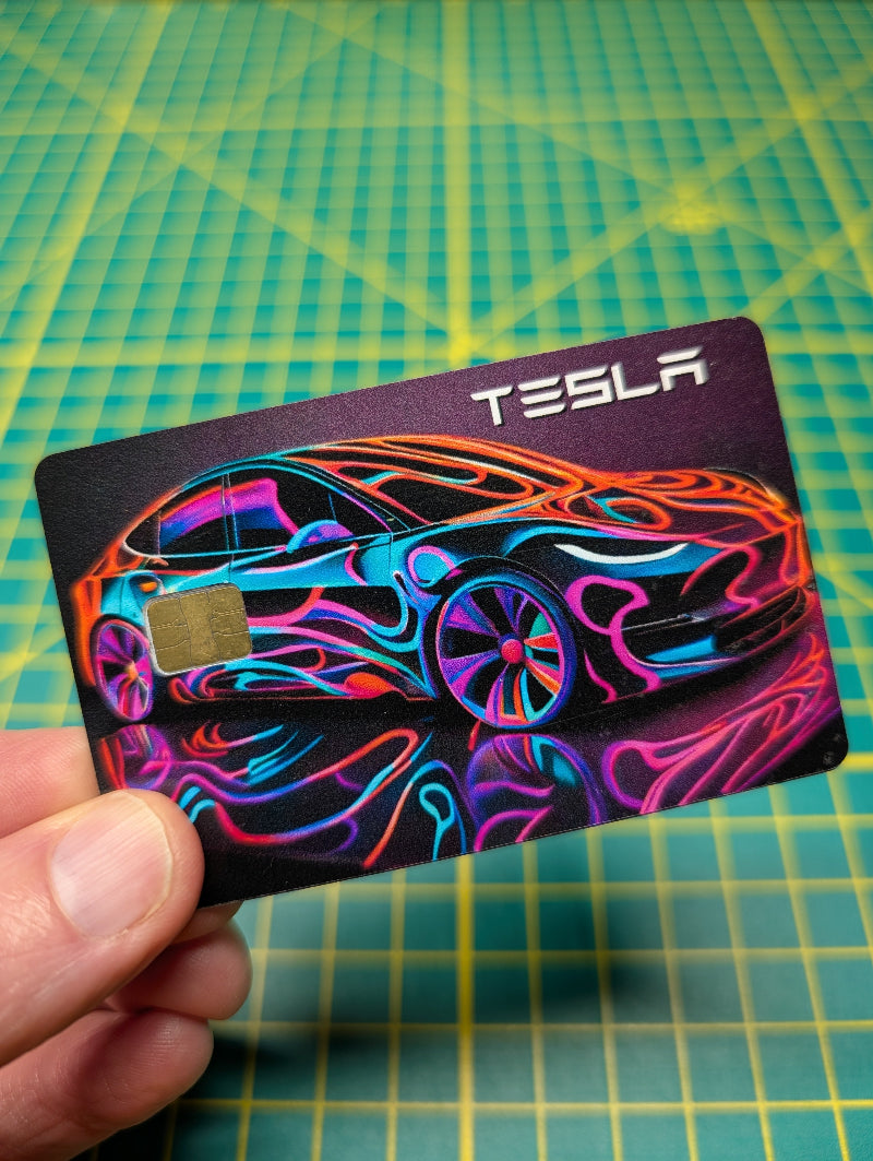 Tesla Credit Card Wrap