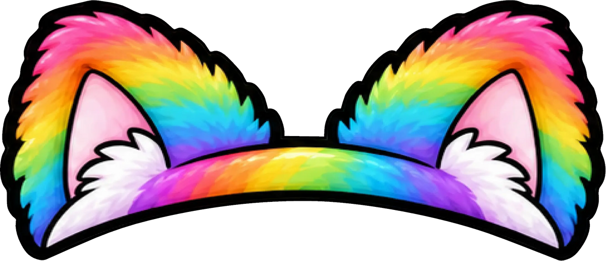 Ears Decals for Tesla Emblems – Pair of 2