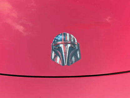 Tesla Helmet Logo Decal | Model Y & Model 3