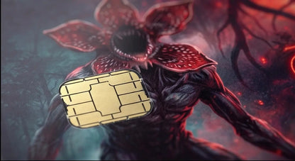 Upside Down Monster Credit Card Skin