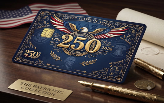 USA 250th Anniversary Credit Card Skin | Semiquincentennial Patriotic Card Wrap