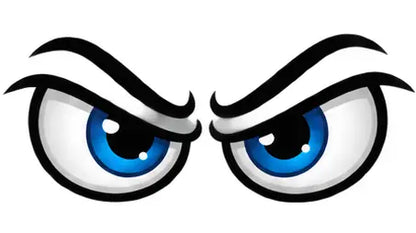 Funny Cartoon Eyes Decals – 6.5 Inch
