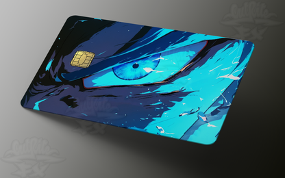 Blue Anime Eye Credit Card Skin