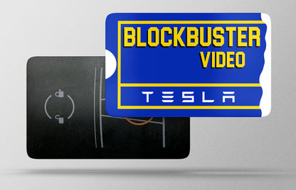 Tesla BLOCKBUSTER VIDEO Keycard Wrap