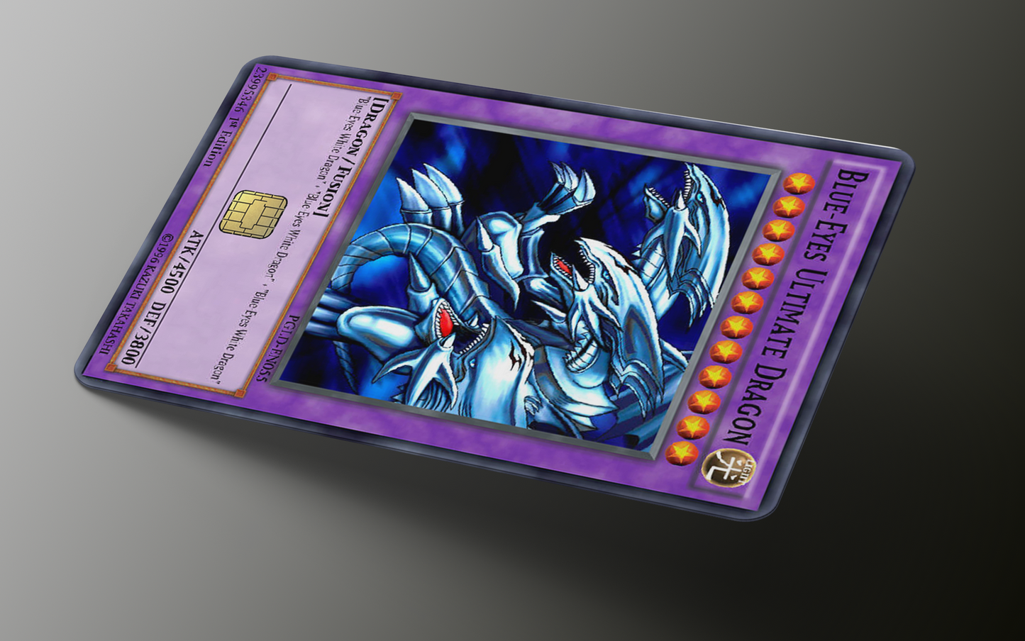 Yu-gi-oh Card Collection Credit Card Skin / Wrap Decal Pre-Cut Sticker (Small Chip)