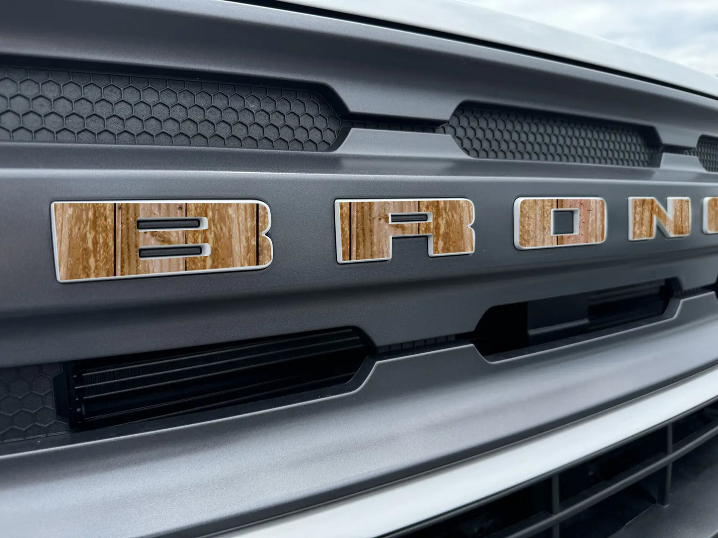Bronco Decal Letter Overlay