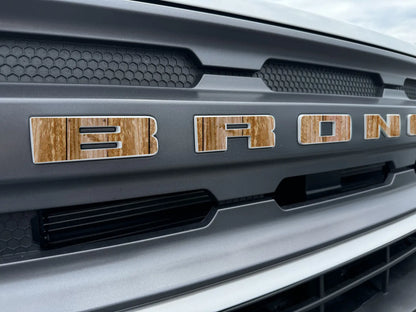Bronco Decal Letter Overlay