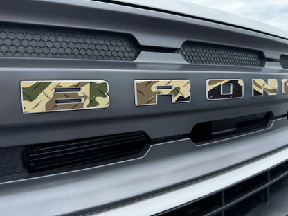 Bronco Decal Letter Overlay
