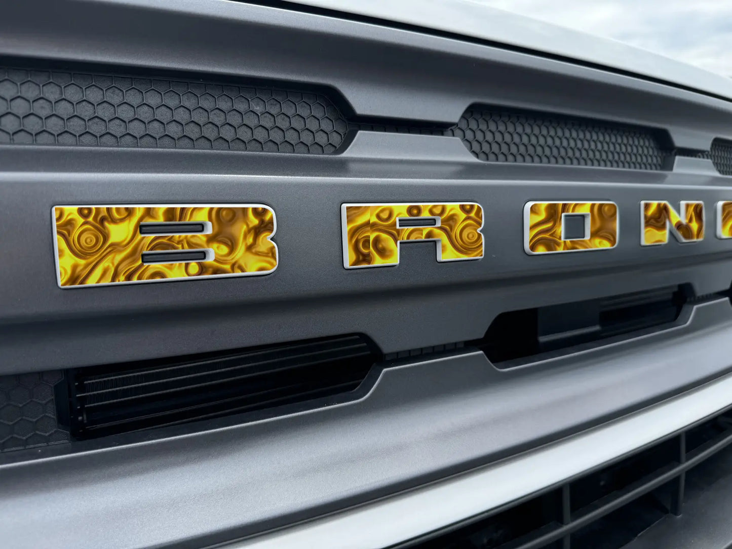 Bronco Decal Letter Overlay