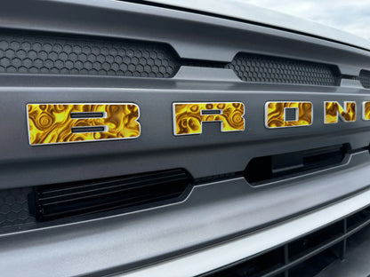 Bronco Decal Letter Overlay