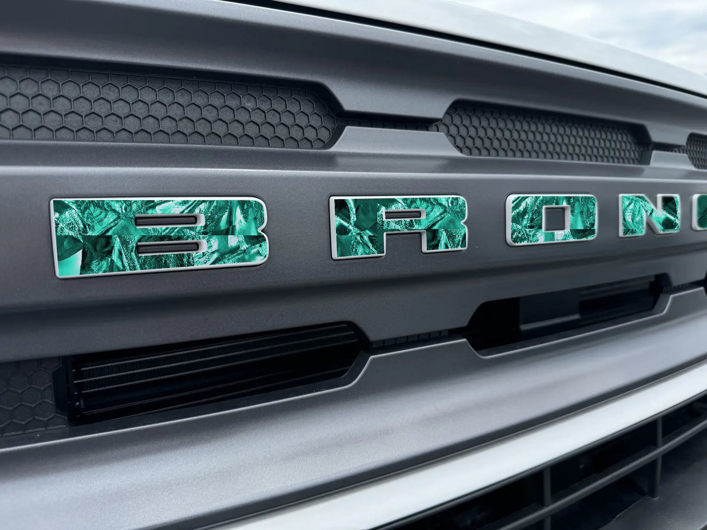 Bronco Decal Letter Overlay