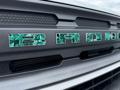 Bronco Decal Letter Overlay