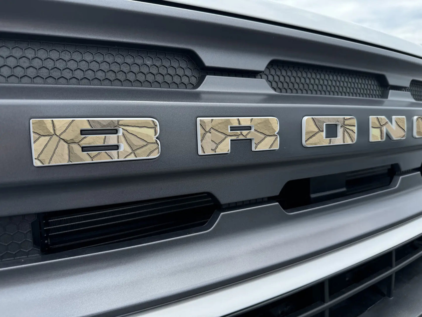 Bronco Decal Letter Overlay