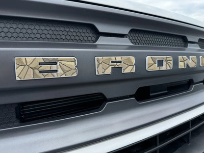 Bronco Decal Letter Overlay