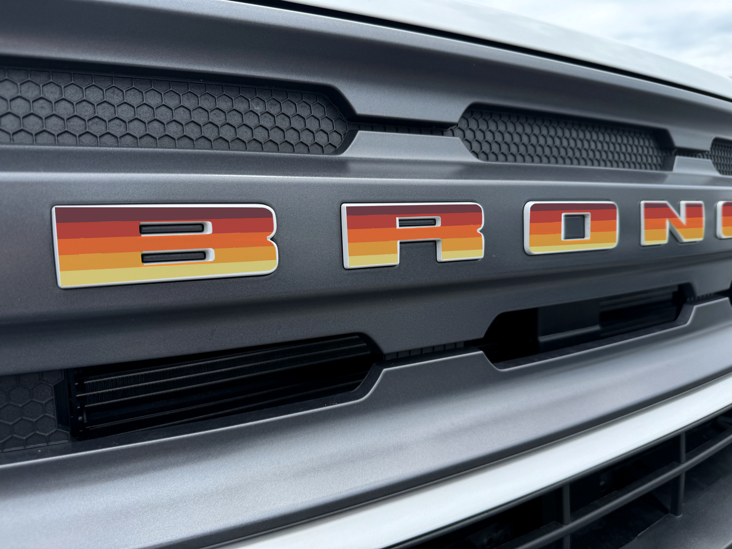 Bronco Decal Letter Overlay