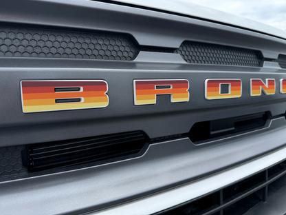 Bronco Decal Letter Overlay