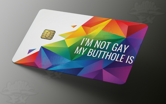Butthole is gay card not me