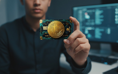 The 'Crypto Circuit' Premium Bitcoin Debit Card Skin