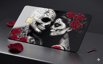 Day of the Dead Romance Credit Card Skin