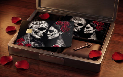Day of the Dead Romance Credit Card Skin