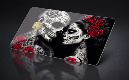 Day of the Dead Romance Credit Card Skin