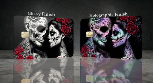 Day of the Dead Romance Credit Card Skin