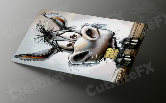 Don't Worry, Be Happy Donkey Credit Card Skin