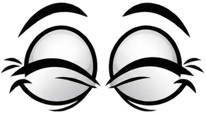 Funny Cartoon Eyes Decals – 6.5 Inch