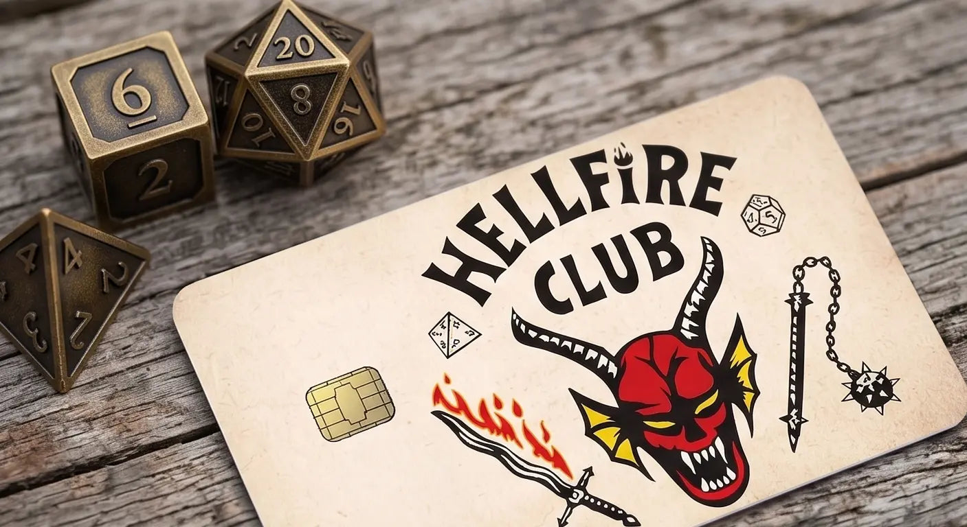 Hellfire Club Custom Credit Card Skin | Premium Debit Card Cover