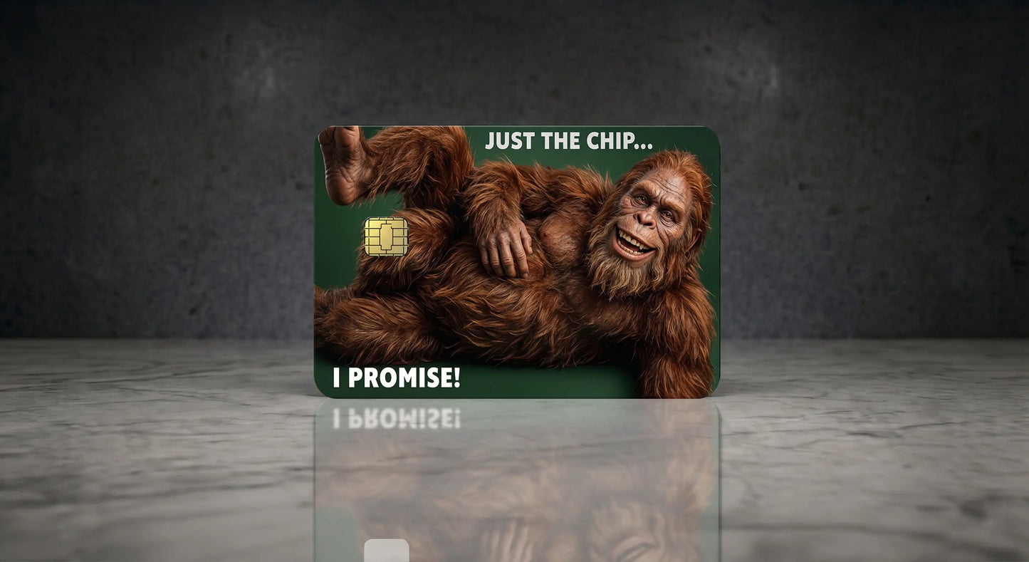 Bigfoot "Just The Chip" Credit Card Skin