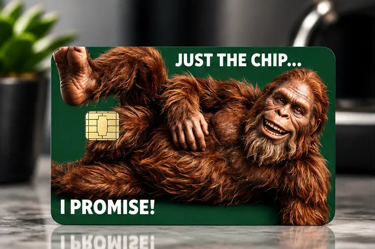 Bigfoot "Just The Chip" Credit Card Skin