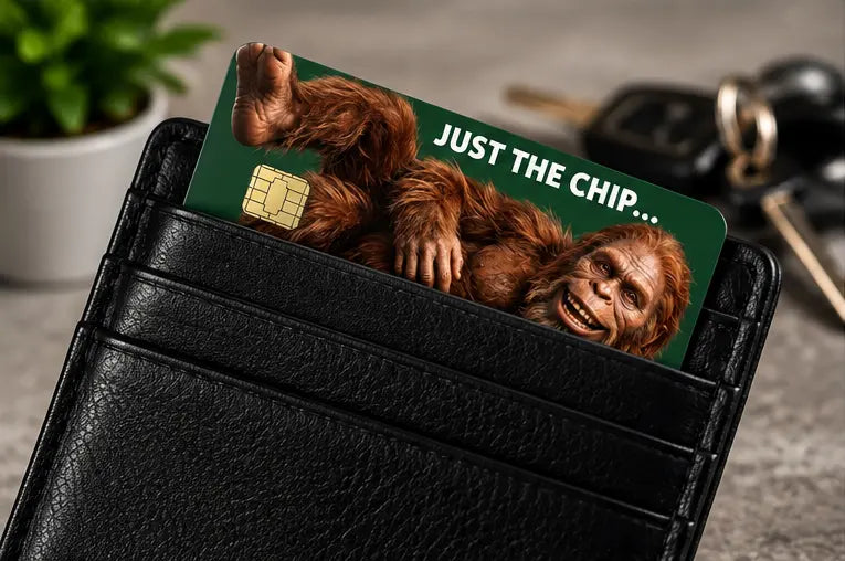 Bigfoot "Just The Chip" Credit Card Skin