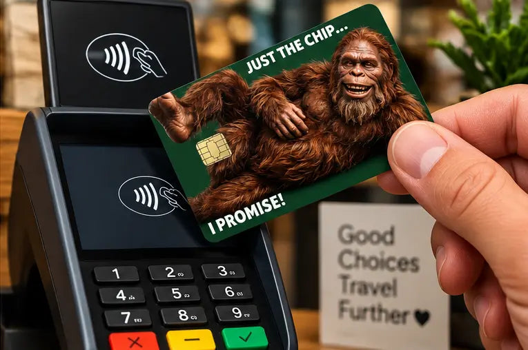 Bigfoot "Just The Chip" Credit Card Skin
