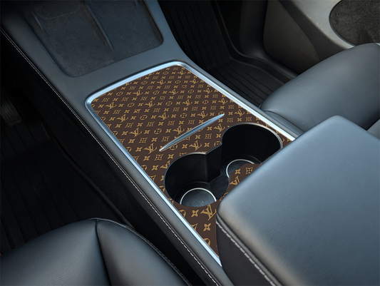 Tesla Model Y Center Console LV Wrap Kit (2021–2025) | Precision Fit DIY