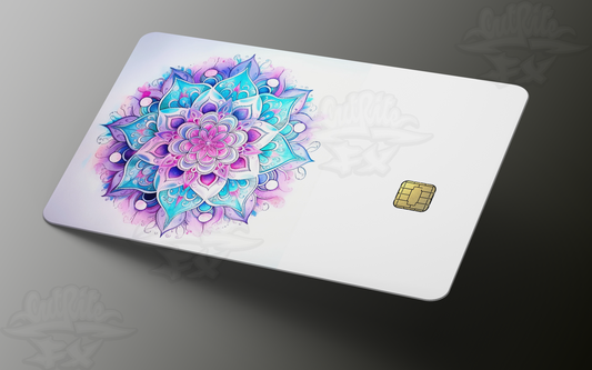 Simple Mandala Credit Card Skin, Debit Card Covering