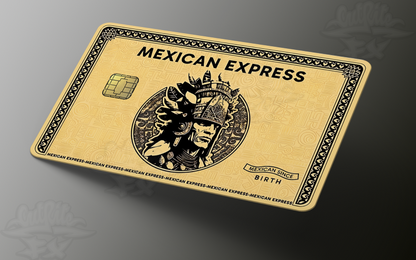 Elite Mexican Express Aztec Gold Card Skin