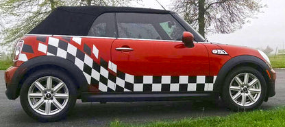 Mini Cooper Racing Checkered