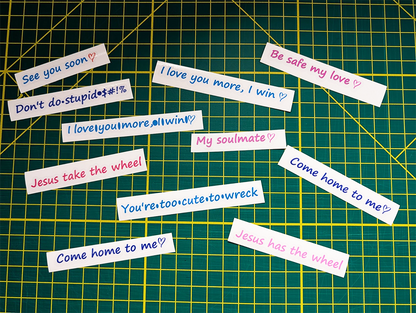 Rearview Mirror Decal